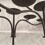 Pair of candle holders candlesticks candelabras cast iron candlesticks