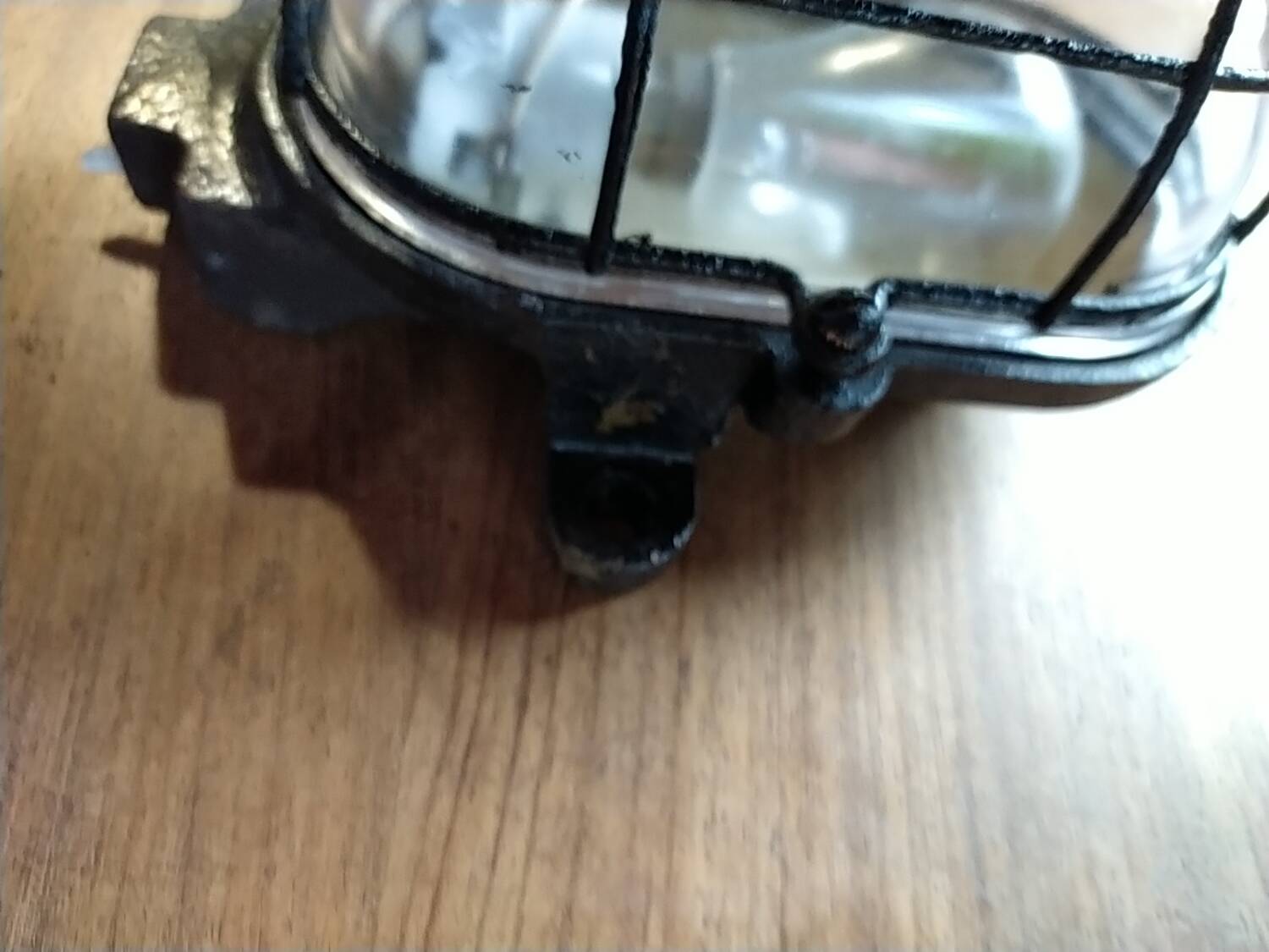 Industrial cast iron wall lights