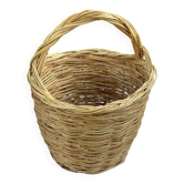 Grand panier osier artisanal
