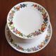 Dish & 12 dessert plates Porcelain of Paris "The Four Seasons"