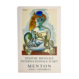 Affiche originale Picasso dixième