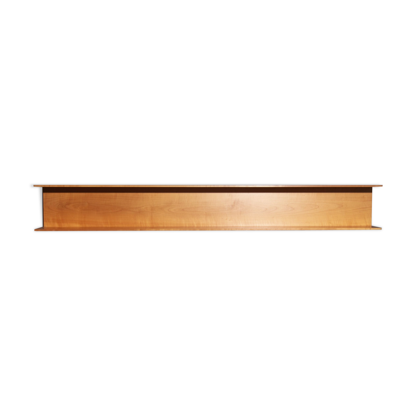 Renz wall shelf designed by Walter Wirz in beech 200 cm