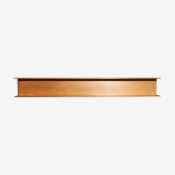 Renz wall shelf designed by Walter Wirz in beech 200 cm