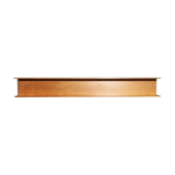 Renz wall shelf designed by Walter Wirz in beech 200 cm