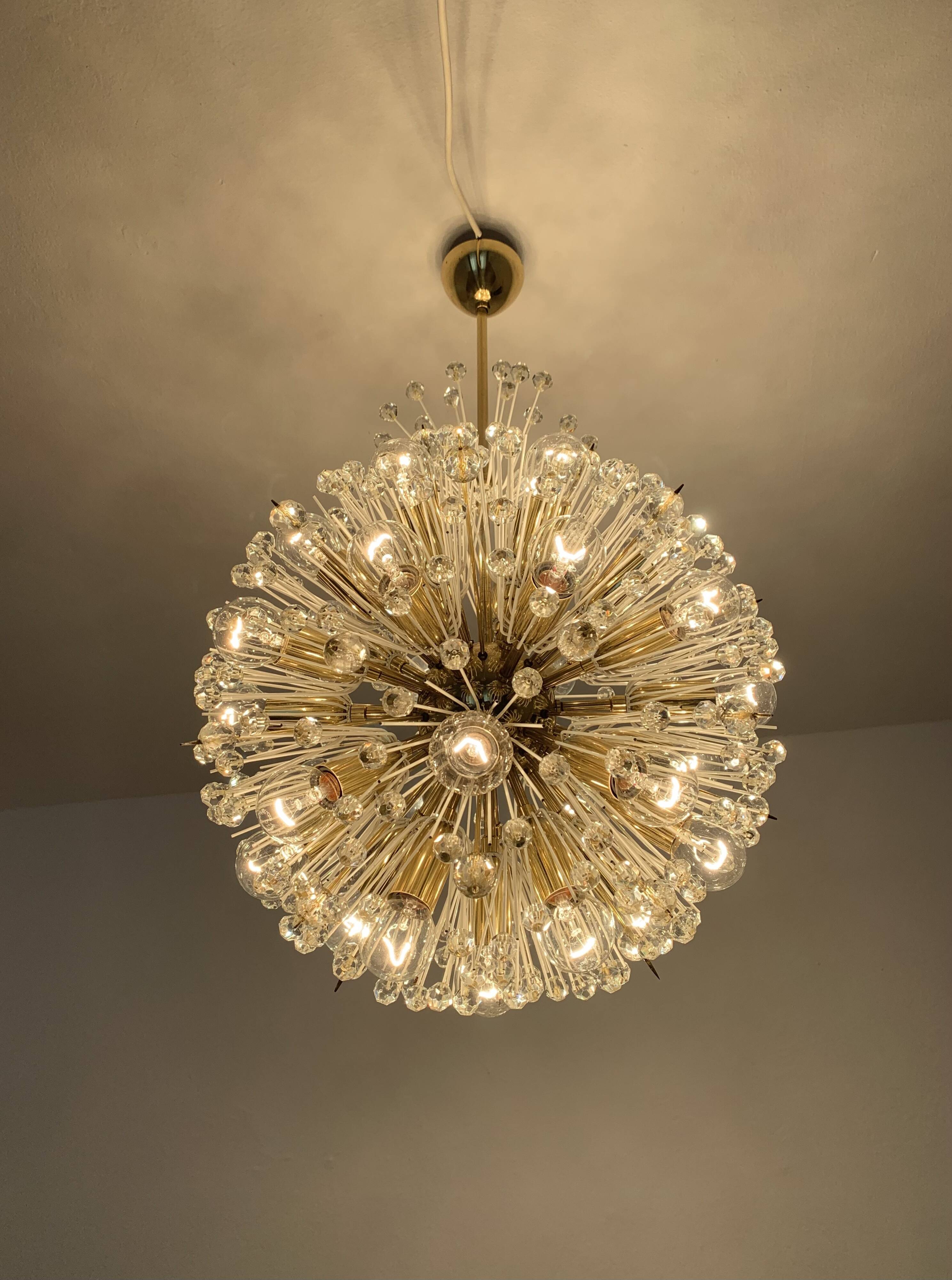 Dandelion Chandelier by Emil Stejnar for Rupert Nikoll