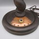 Old lamp foot in turned wood
