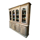 Library in natural solid cherry and ash