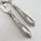 Antique silver and silver-plated fish serving cutlery