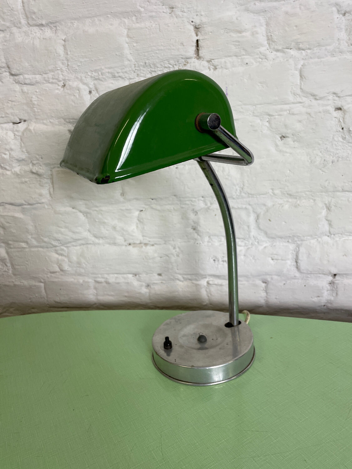 Lampe vintage style notaire années 50