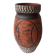 Ochre ceramic vase