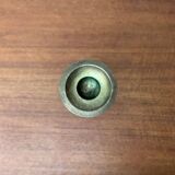 Vintage Italian postmodern metal chandelier, 1980s.