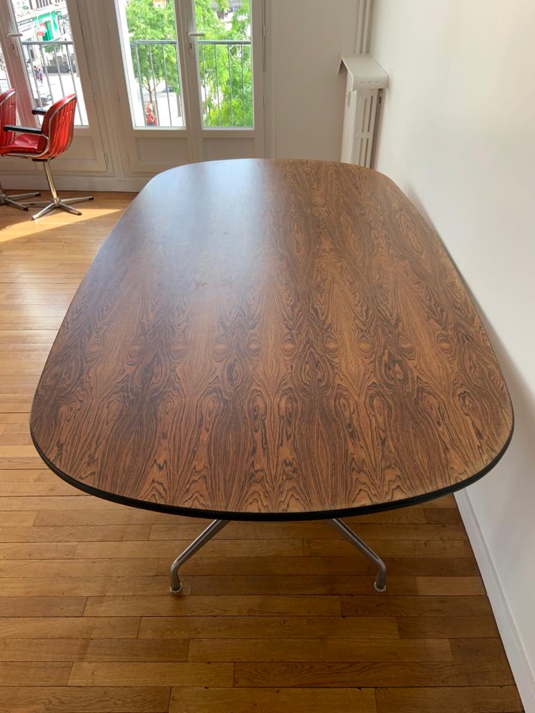Rosewood table by Charles and Ray Eames, edition Herman Miller