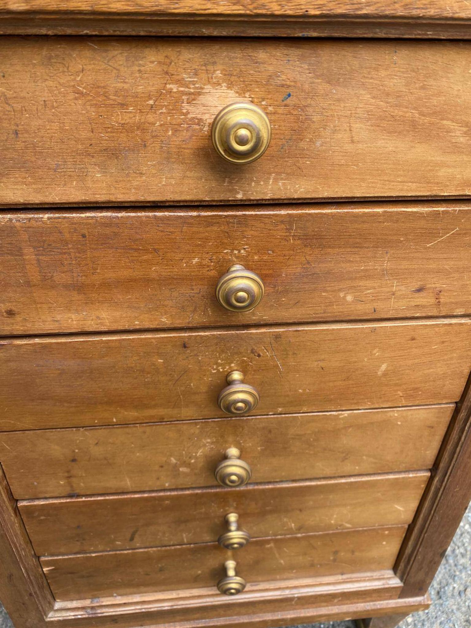 Bureau dactylo de style Louis XVI d'époque milieu du XXè