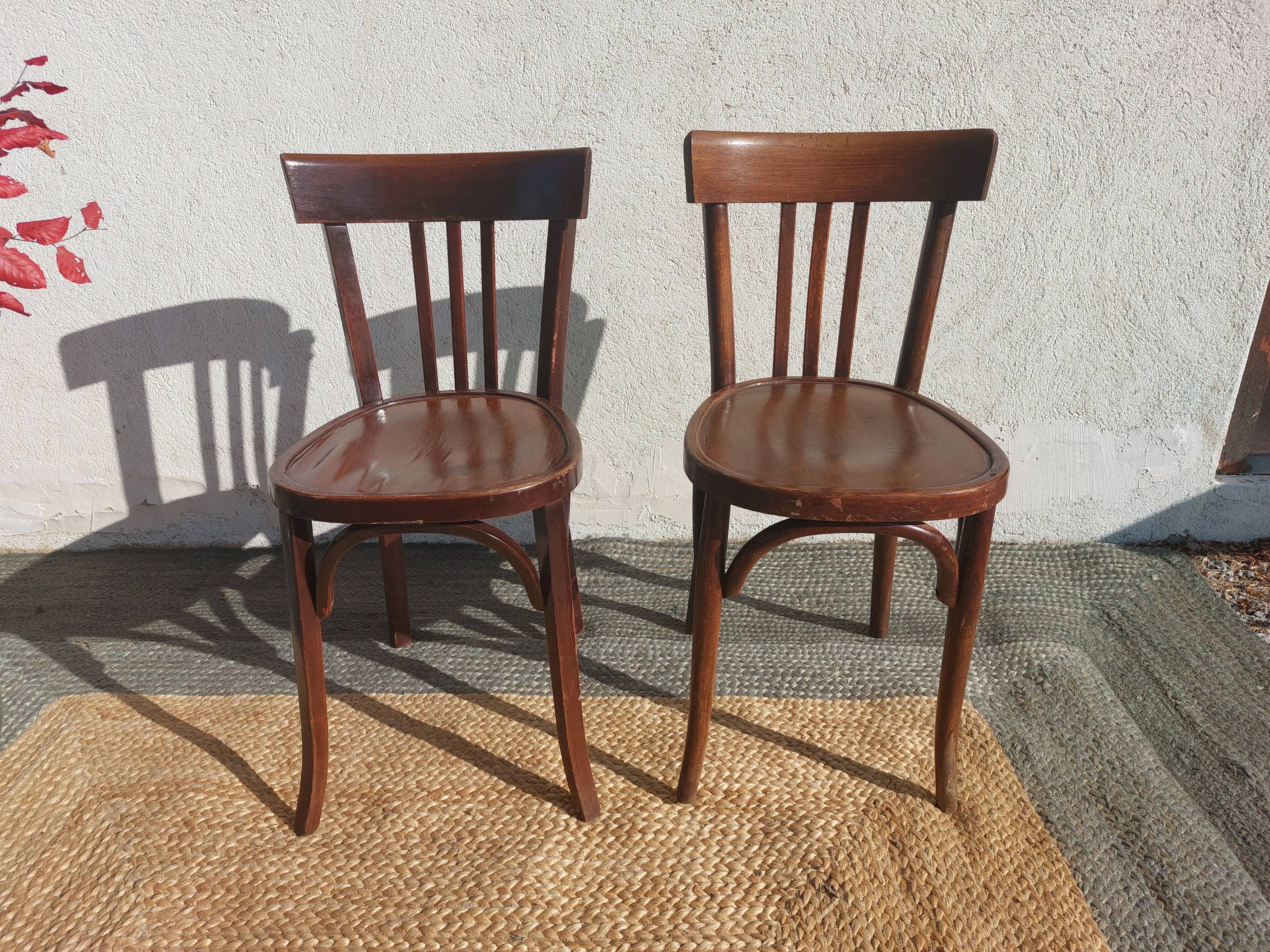 2 Baumann bistro chairs