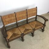 Mulched bench seat 3 seats