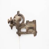 Brutalist wall lamp by Matt Camps for Loré Ceramics, the Netherlands, 1960s
