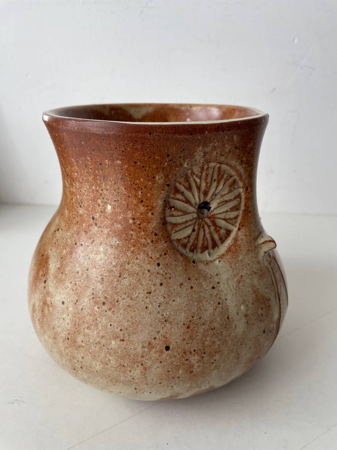 Pot en grès années 60