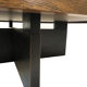 Table basse hexagonale en wengé 1960