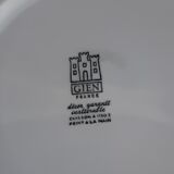 Hollow round dish Gien France