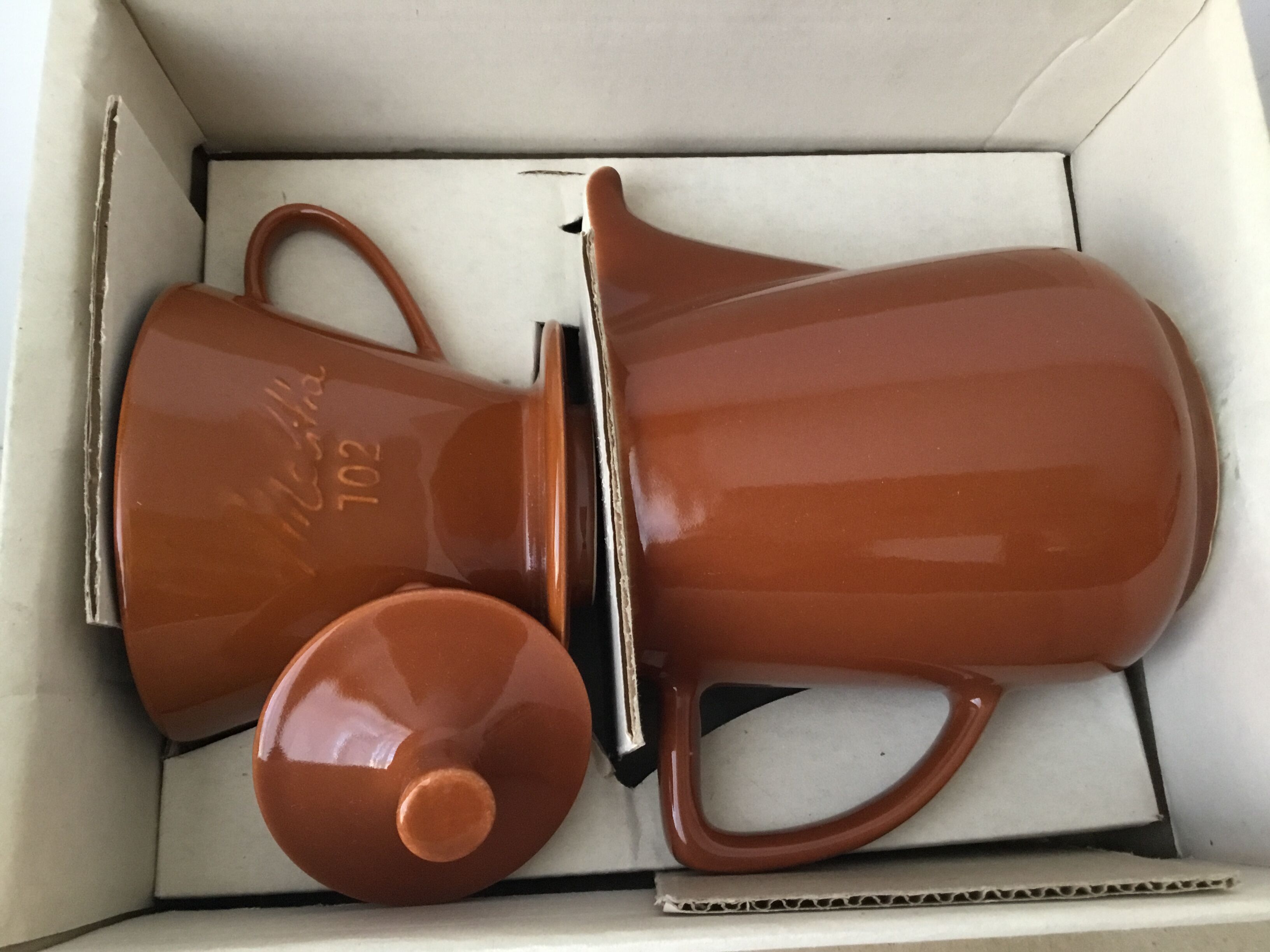 New vintage Melita coffee maker