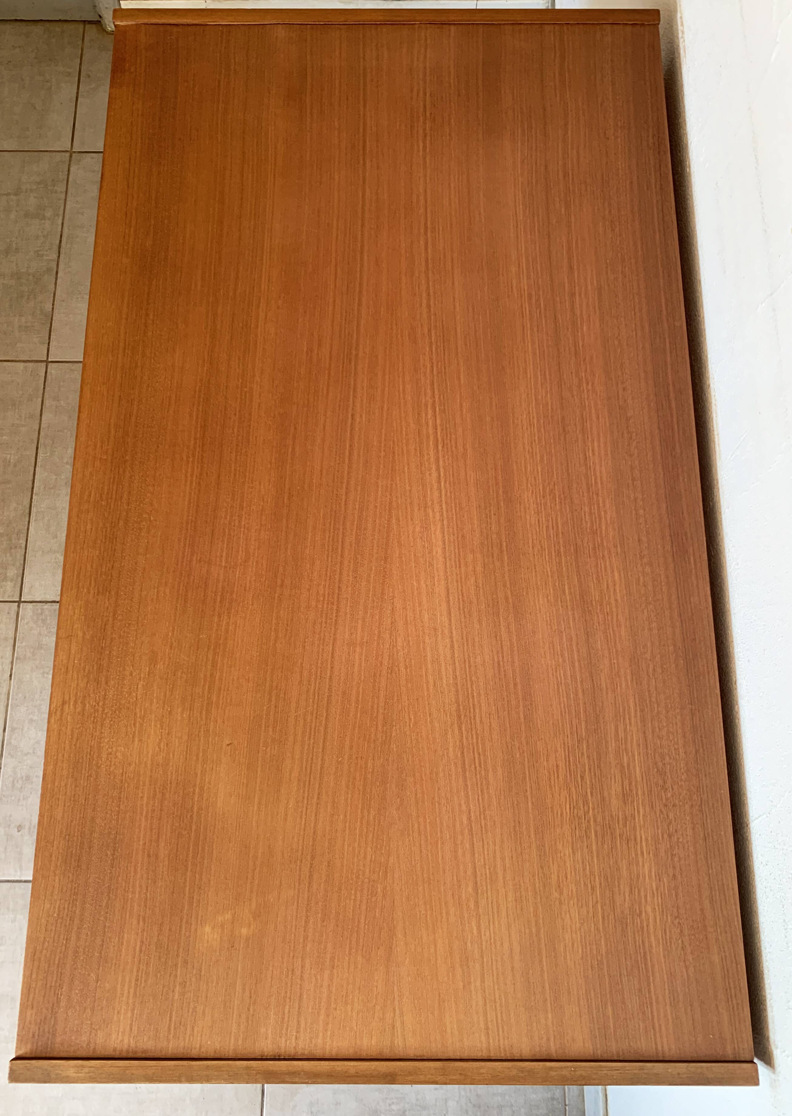 Vintage Scandinavian teak desk, year 60