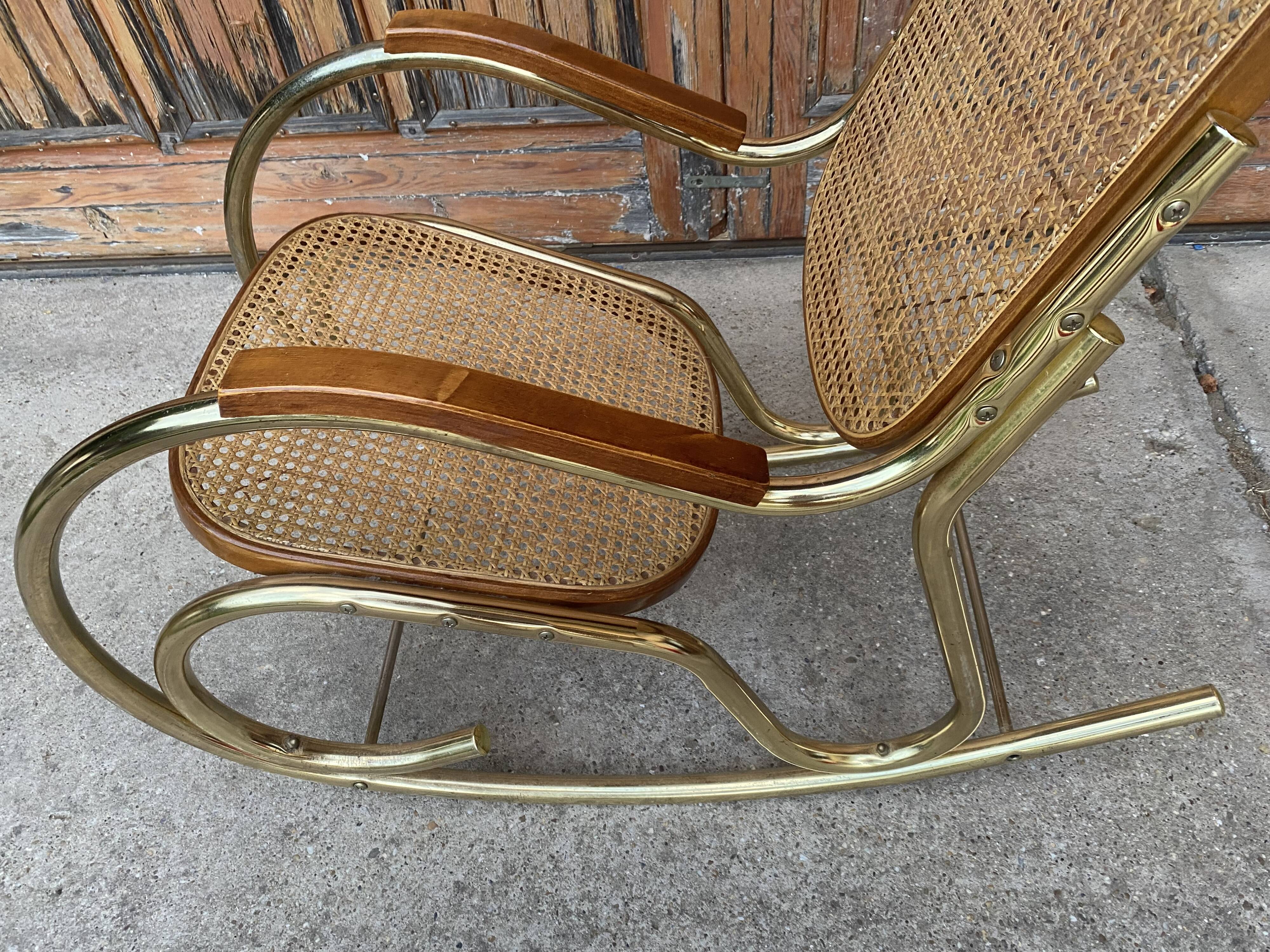 Chaise à bascule vintage rocking chair
