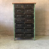 Old trade furniture workshop cabinet
