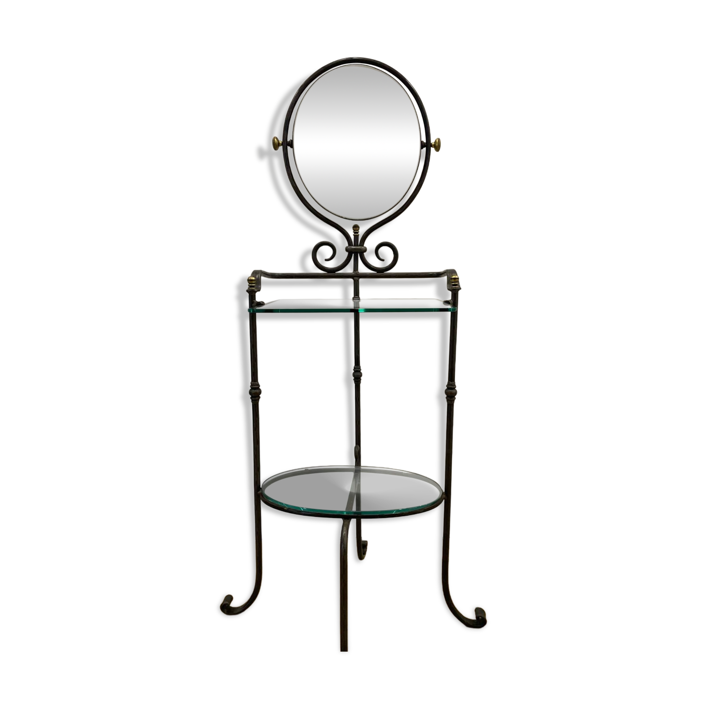 Wrought iron bathroom caddy