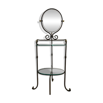 Wrought iron bathroom caddy
