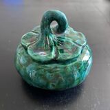 Handmade pumpkin sugar bowl