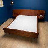 Scandinavian teak bed from the 1960s.
