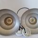 Duo of industrial hanging