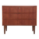 Vintage Danish teak wooden chest of drawers
