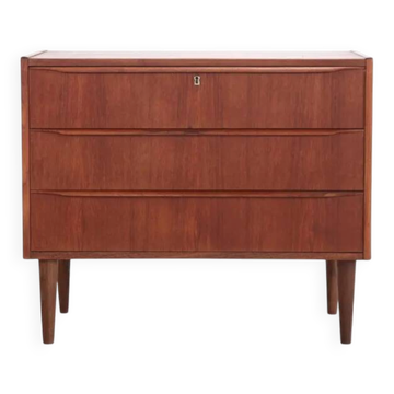Vintage Danish teak wooden chest of drawers