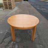 Dining table in elm from 1980