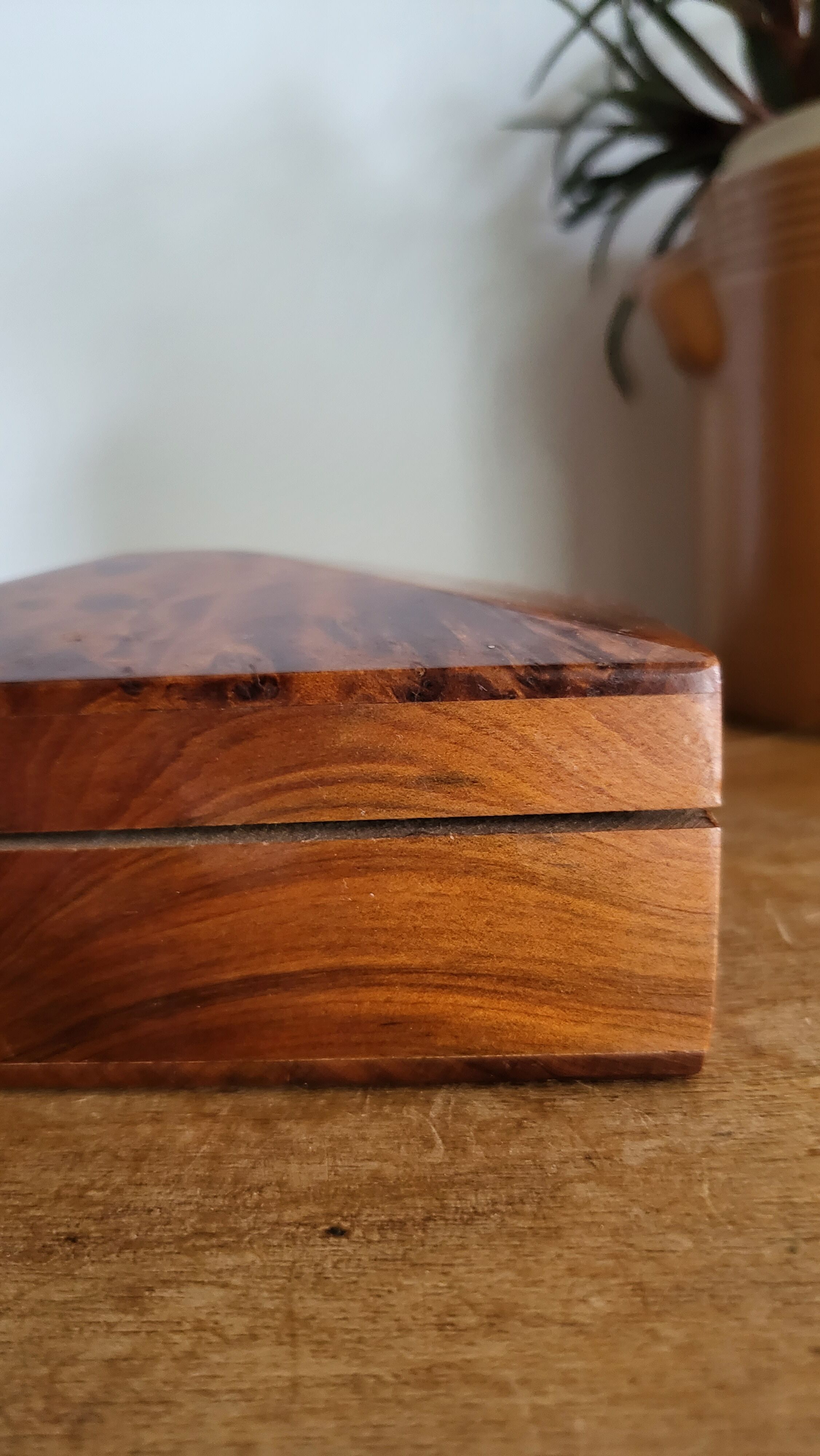 Jewelry box in noble wood
