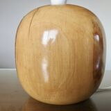 Elm lamp, French work, 70s-80s