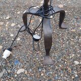 Wrought iron floor lamp