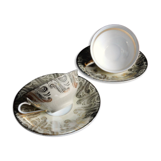 Winterling Bavaria set of 2 coffee cups and sub-cups
