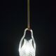 Lovely transparent Art Deco Barovier e Toso pendant light Murano glass, 1930s