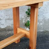 Natural pine bench 130 cm