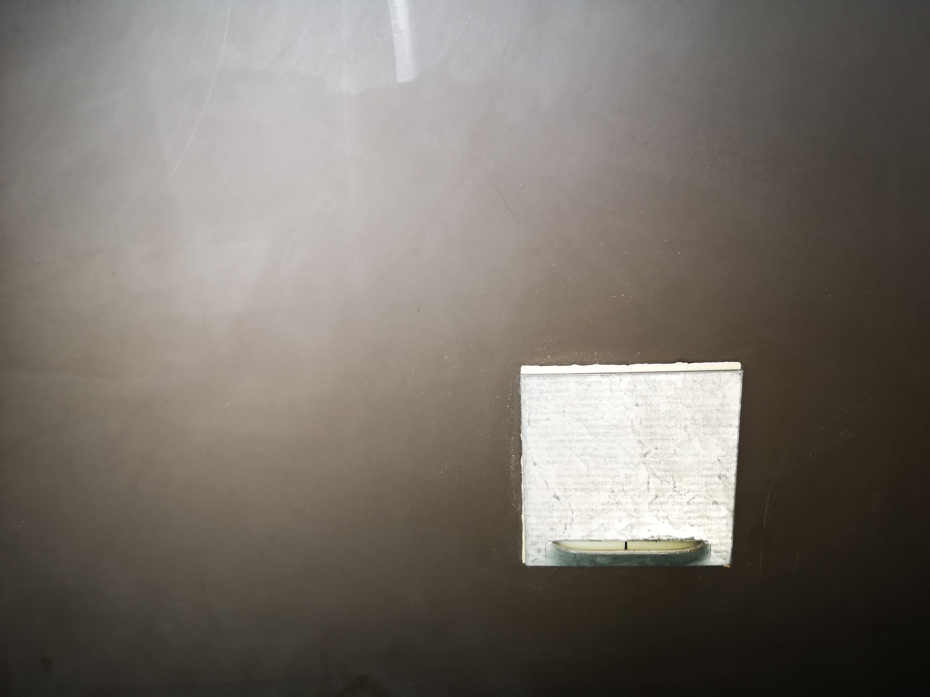 Smoked vintage bevelled mirror - 93x63cm