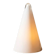 Vintage table lamp SCE opaline glass – Tipi / Iceberg model - 1980s
