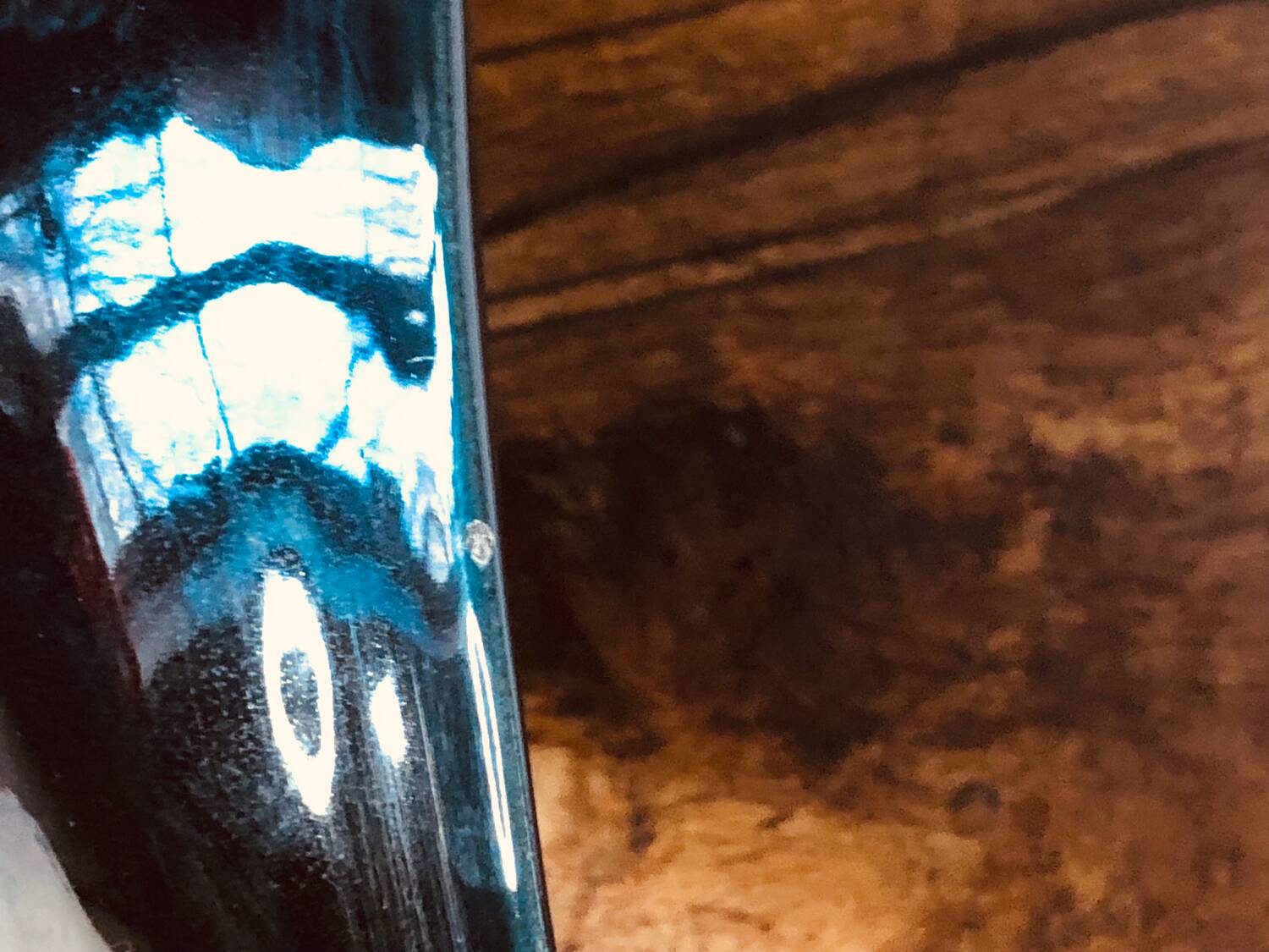 Large Céramidi tripod cup. Yellow and black. Signature incised Céramidi