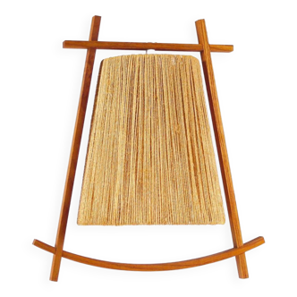 Mid-Century Sisal Pendant lamp by Temde