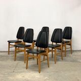 Beech chairs, norway brødrene sørheim, nesttun, 1950s/60s, vintage