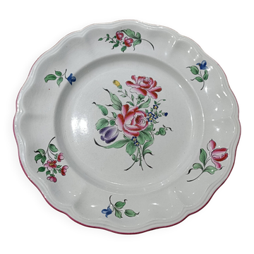Assiette Luneville Keller et Guérin