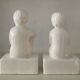 Vintage ceramic bookends
