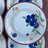 Gien - set of 6 soup plates - Tournefeuille model