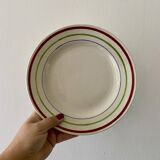 Set of 11 vintage flat plates, Gilles de Gien model